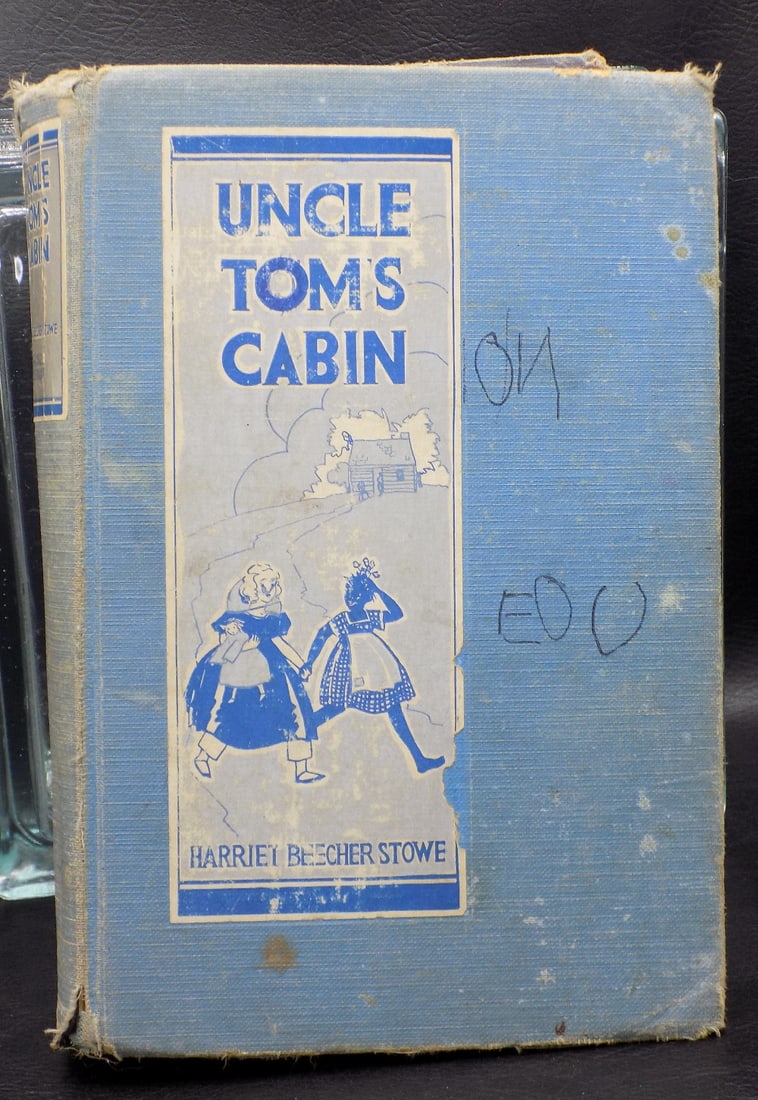 Uncle Toms Cabin by Harriet Beecher Stowe book: Uncle Toms Cabin by Harriet Beecher Stowe book. A Tale of Life among the Lowly. Did not find a date. Missing a couple of pages before the preface. Hard cover and inside page has writing. Please use ph