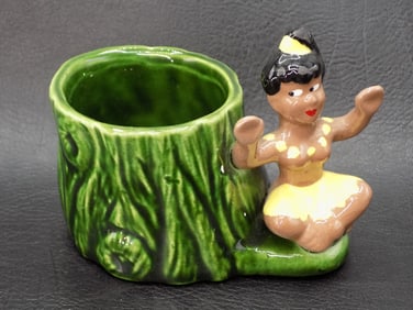 Vintage Black Americana tooth pick holder