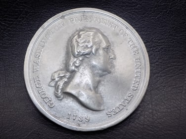 Native American Indian Peace Medal George Washinton. Dated 1789.