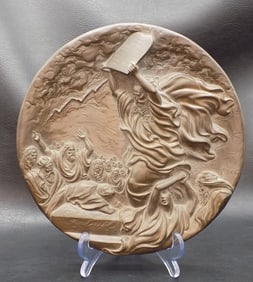 Moses and Ten Commandments Limited Edition plaque