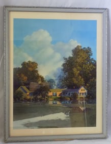 Beautiful vintage Maxfield Parrish Country Home