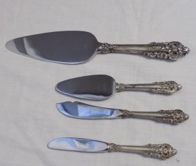 Grand Baroque Wallace sterling silver serving knives