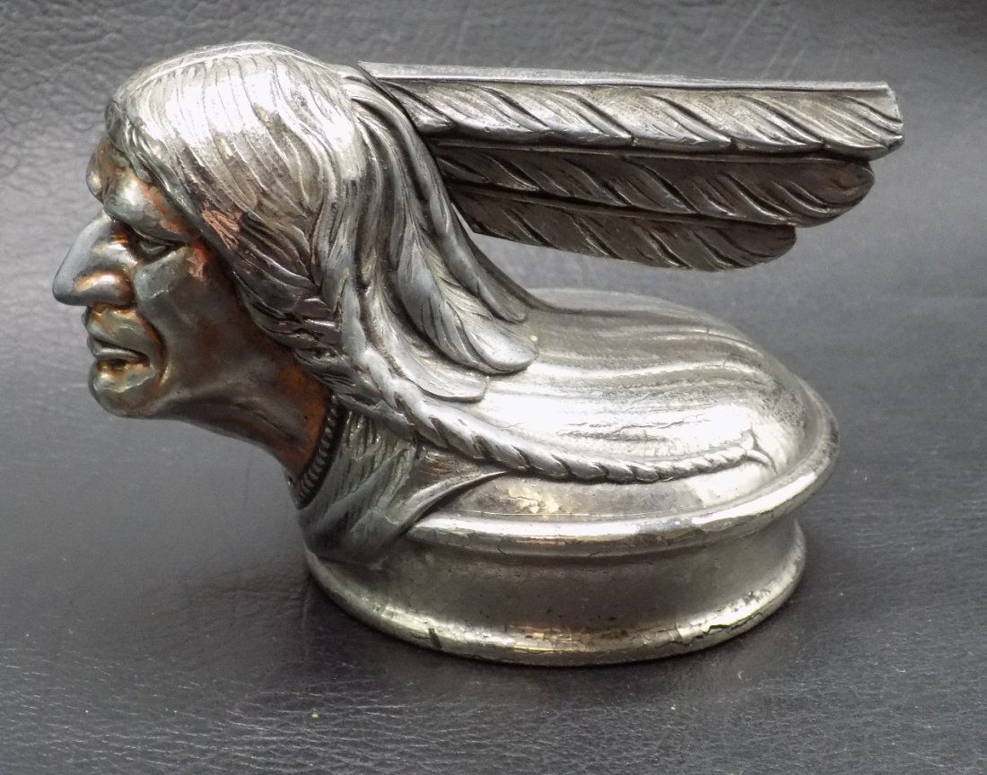 Great vintage Pontiac radiator cap Native American Indian (1 of 5)