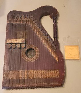 Vintage Chartola Grand Zither Harp