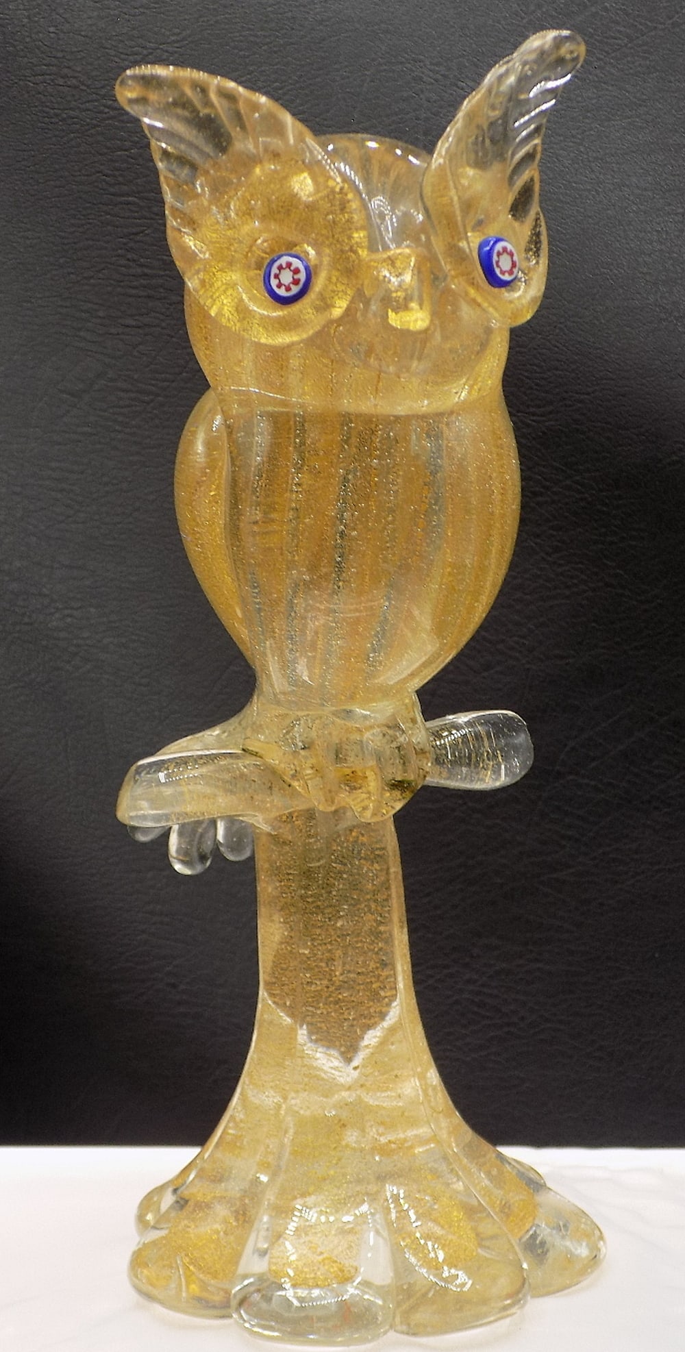 Beautiful midcentury Venetian Murano art glass owl (1 of 8)