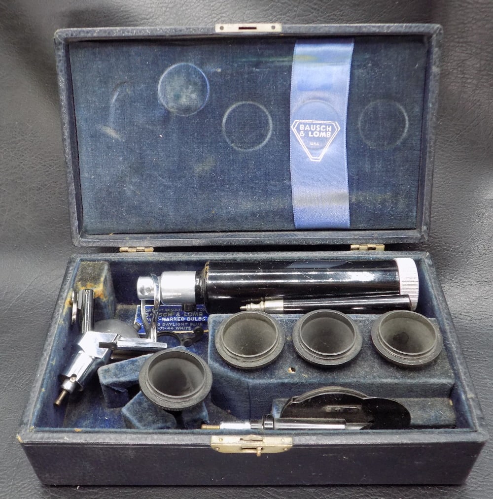 Antique Bausch and Lomb medical hearing test instrument (1 of 5)