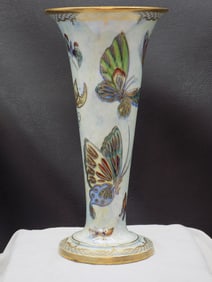 Beautiful Wedgewood Fairyland luster vase with butterflies