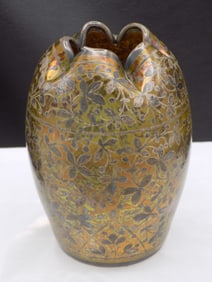 Nicely decorated antique Loetz vase