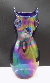 Lovley vintage Gibson art glass owl