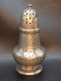 Vintage hand hammered Arts and Crafts muffineer.