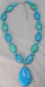 Beautiful stone necklace.