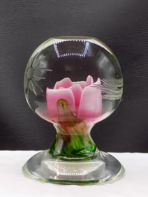 Lovely vintage St. Clair art glass paperweight