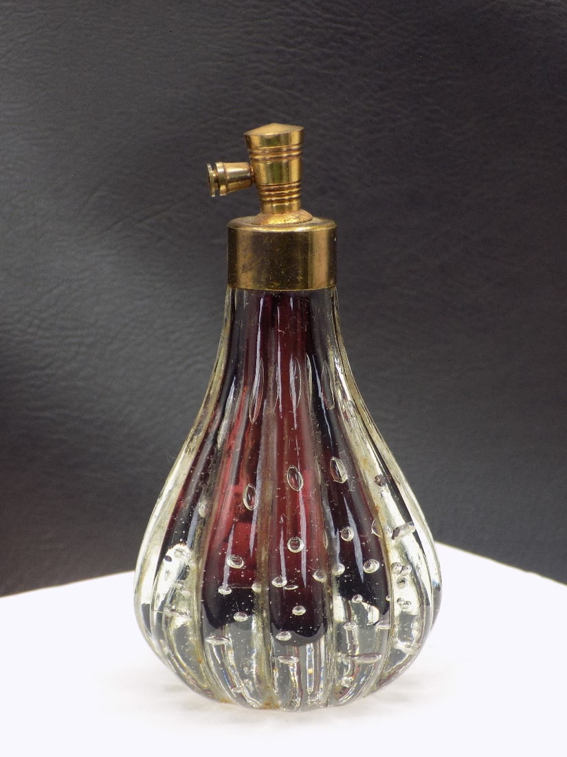 Fine midcentury Murano art glass perfume bottle (1 of 5)