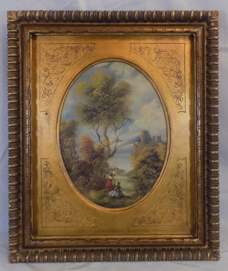 Very nice antique Van Thoren oil painting: Very nice antique Van Thoren oil painting. Beautiful colors. Great quality and detail. In very good original as found condition. Appears to be original frame. Frame is 15 by 13 inches and image is 9 b