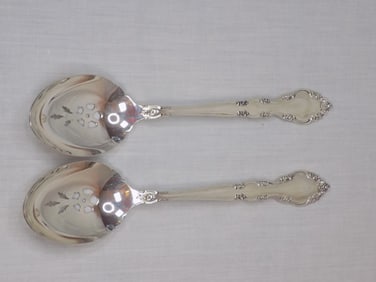 Three Heirloom Oneida Grandeur sterling silver serving pieces