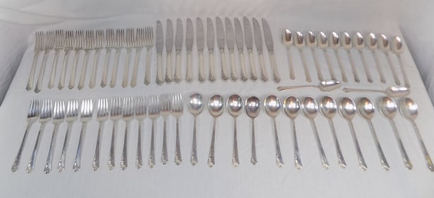 Oneida Heirloom Damask Rose matching sterling silver pieces