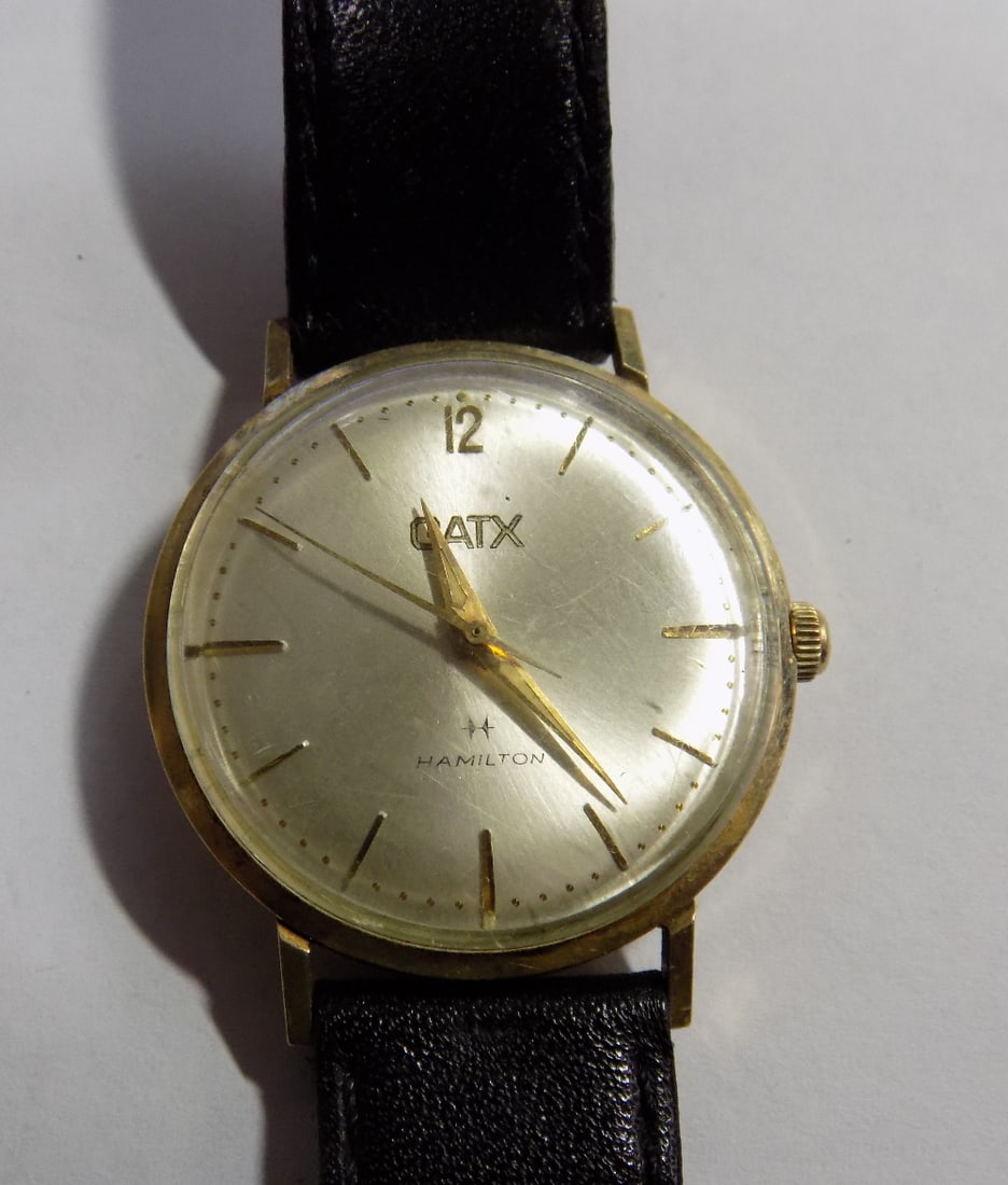 Vintage Hamilton 10k gold wristwatch (1 of 5)
