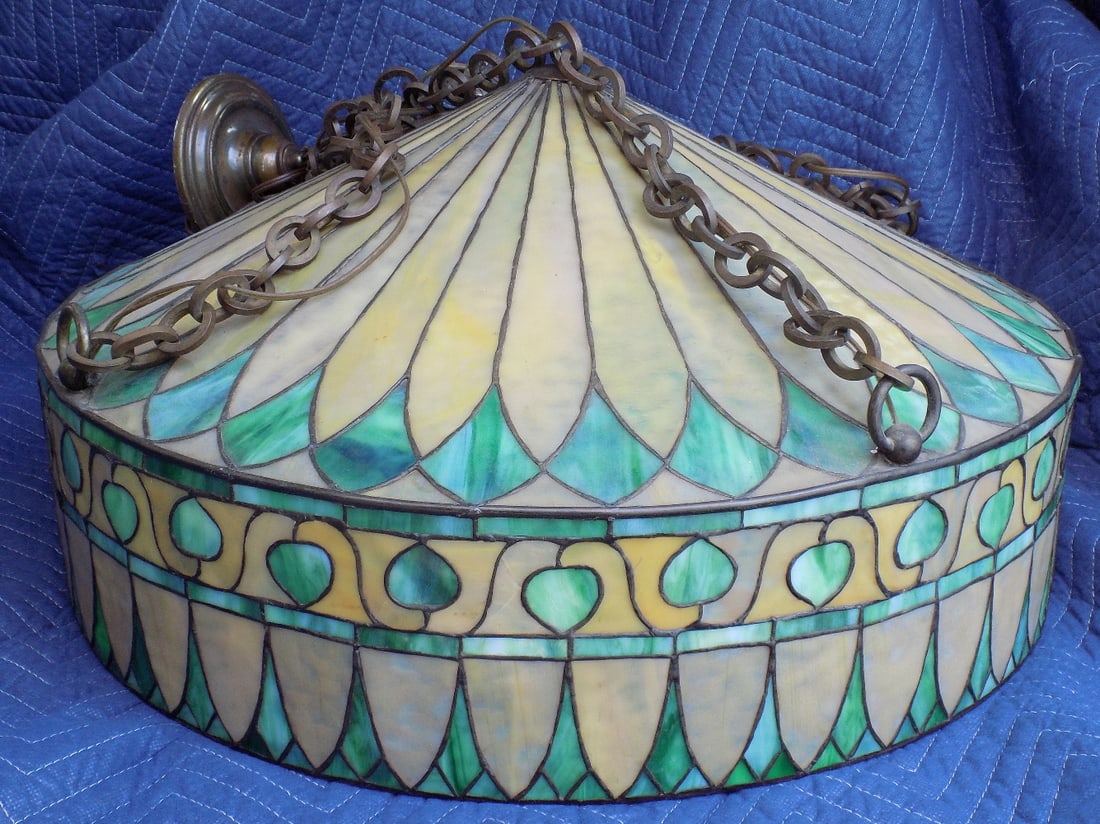 Large vintage wilkinson hanging lamp shade (1 of 6)