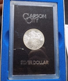 1881 CC Carson City GSA Morgan Silver Dollar with Box/COA Uncirculated