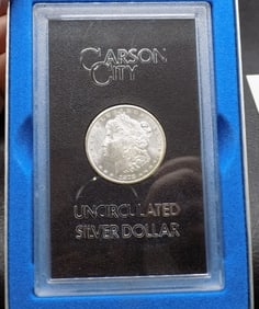 1878 CC Carson City GSA Morgan Silver Dollar with Box/COA Uncirculated