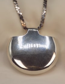 Signed sterling silver necklace Pekka by Piekainen for Auran Kaltaseppa Finland