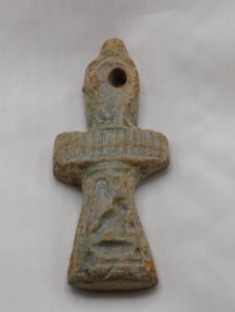 Fine ancient Egyptian faience amulet pendant