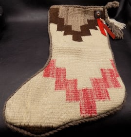 Unusual vintage Native American Indian handwoven bag