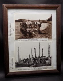 Two vintage reprints of early 1900’s photograph pictures