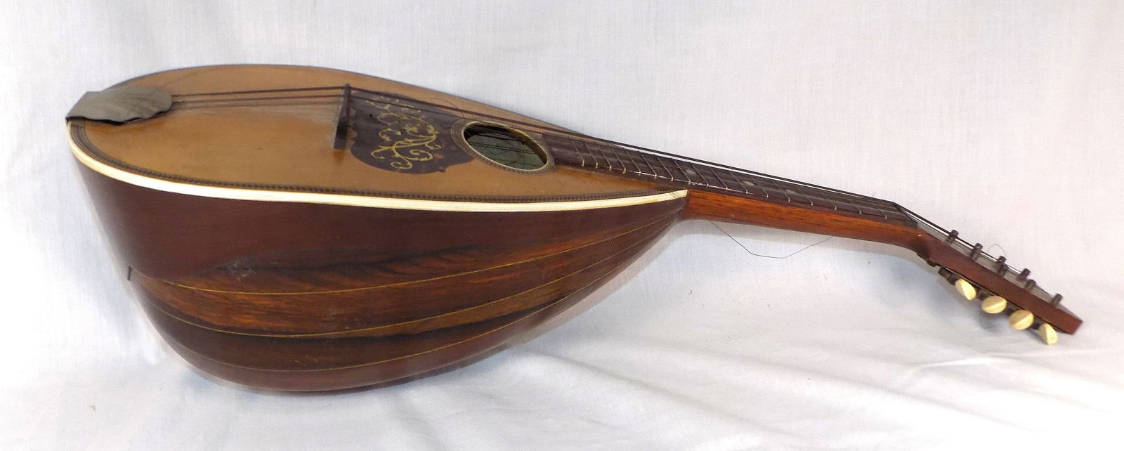 Antique mandolin with rosewood back and original case (1 of 8)