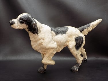 Antique Hubley Irish Setter Pointer dog door stop