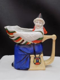 Charming vintage Schafer and Vater Swedish Girl cream pitcher