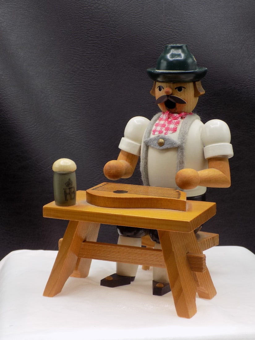 Most unusual vintage wood German incense burner. (1 of 8)