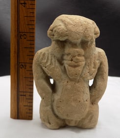 300 BC Egyptian God limestone figure