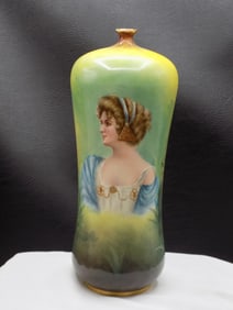 Beautiful antique artist signed Royal Bonn Germany portrait vase