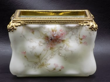 Nicely decorated antique Wavecrest letter holder.