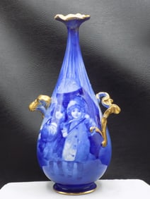Beautiful antique Royal Doulton Babes in the Woods vase.
