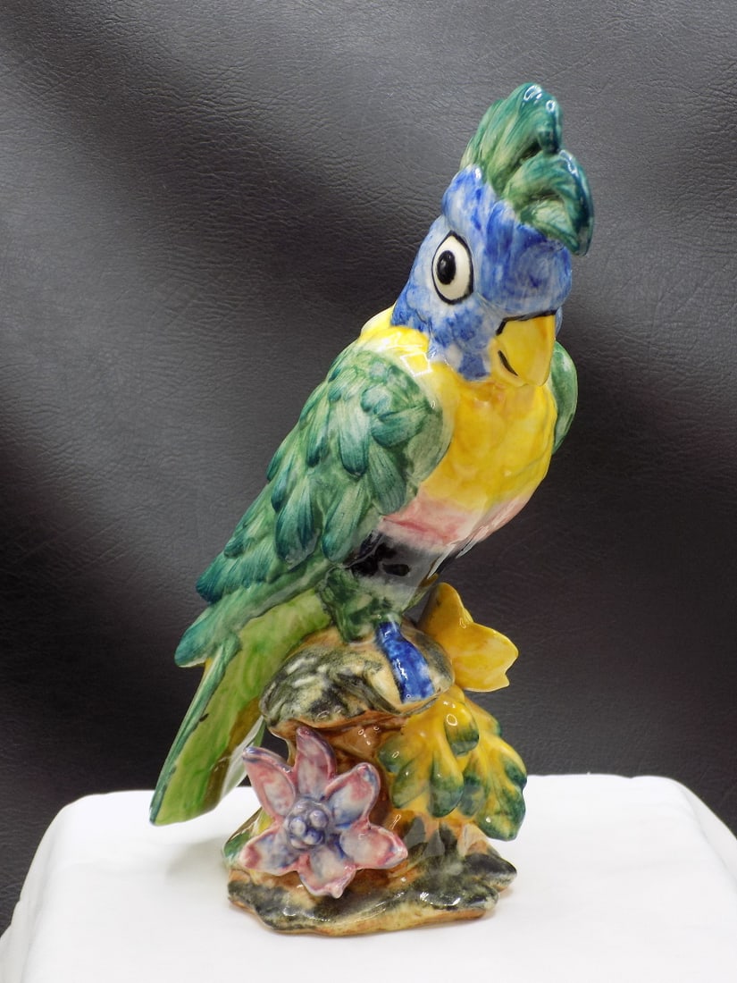 Vintage Stangl art pottery colorful parrot (1 of 7)