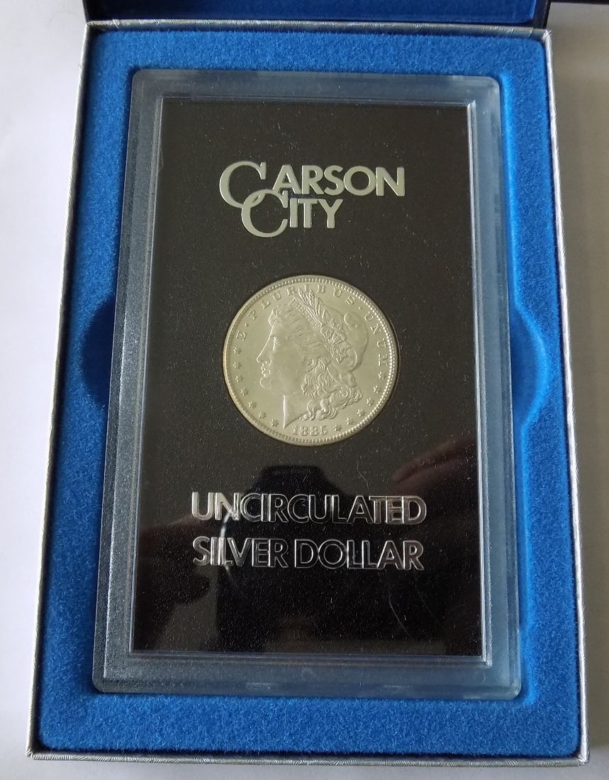 1885 CC Carson City GSA Morgan Silver Dollar with Box/COA Uncirculated. (1 of 6)