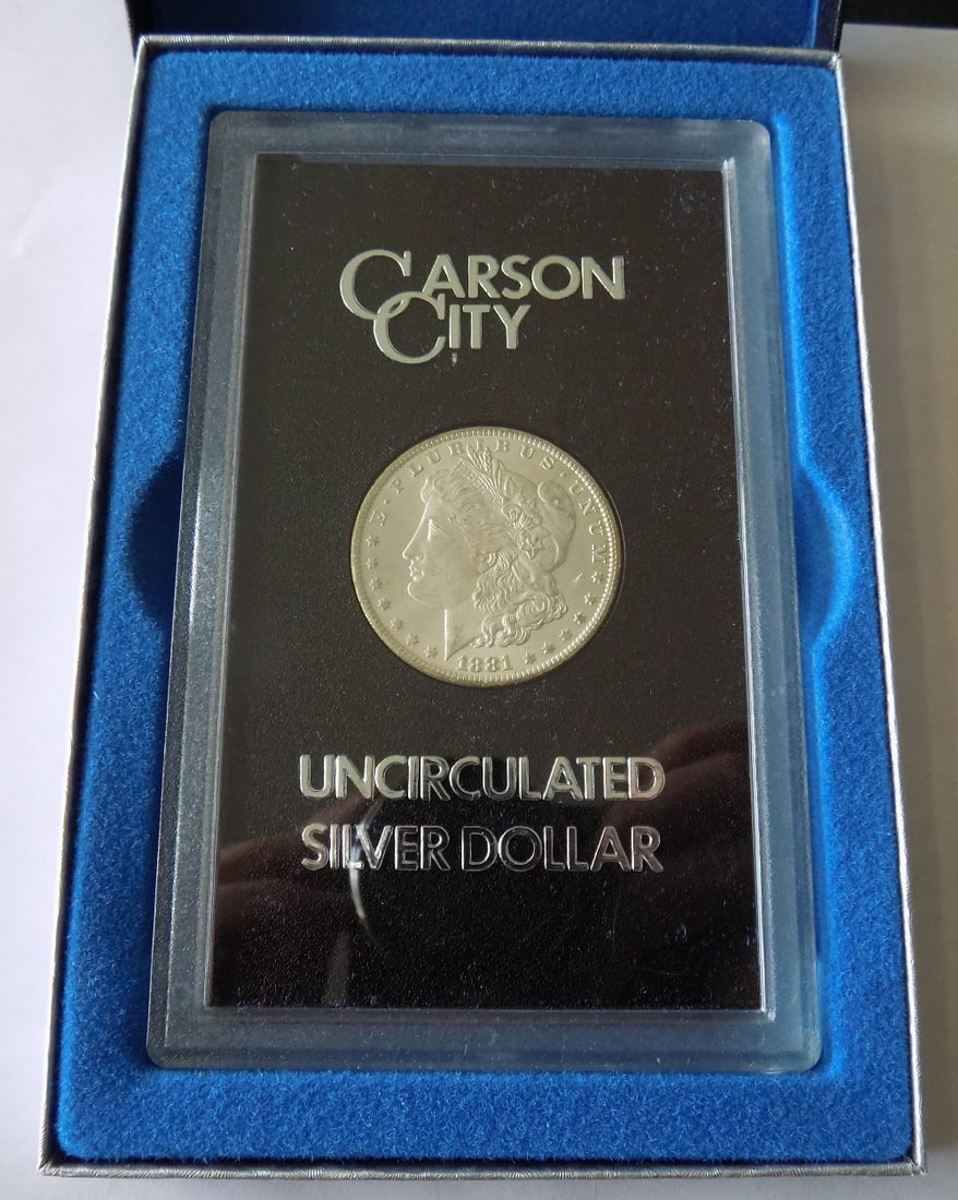 1881 CC Carson City GSA Morgan Silver Dollar with Box/COA Uncirculated (1 of 6)