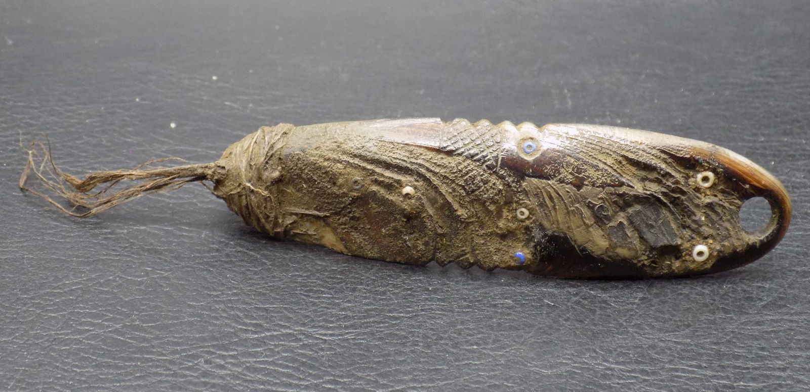 Rare 19 th century Inuit Eskimo 3 ½ inch fishing lure (1 of 7)