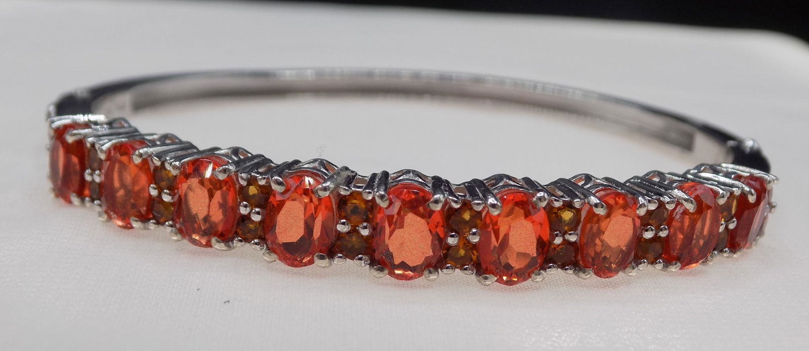 Beautiful tourmaline sterling silver bracelet (1 of 8)