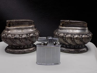 Three vintage Ronson lighters