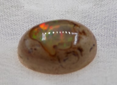 Beautiful fire opal gemstone
