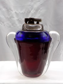 Beautiful vintage mid century art glass lighter