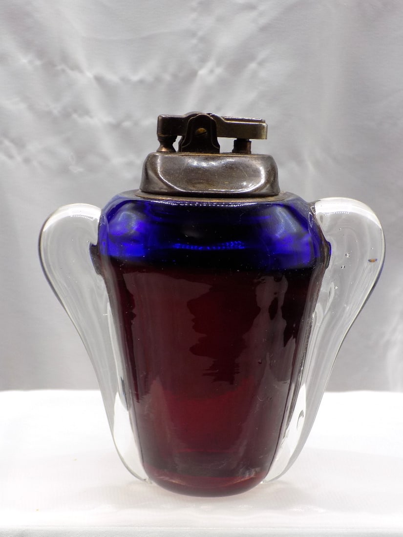Beautiful vintage mid century art glass lighter (1 of 7)