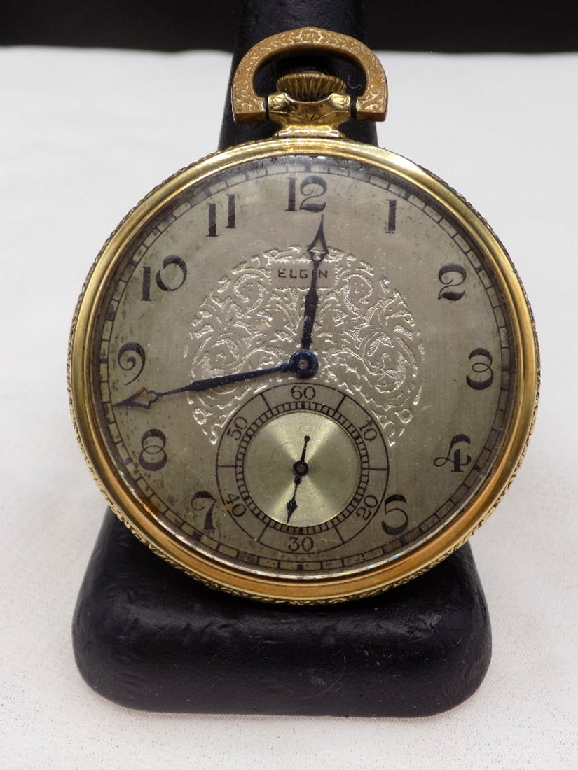 Antique 14k gold filled Elgin pocket watch. (1 of 6)