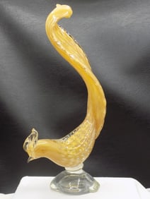 Vintage Murano art glass bird.