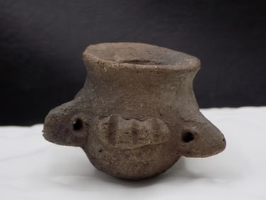 Rare pre Columbian Myan civilization 250 -950 AD miniature cup