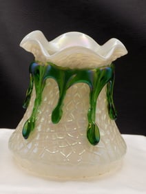 Fine antique Loetz art glass vase.