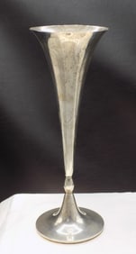 Antique signed Tiffany sterling silver vase